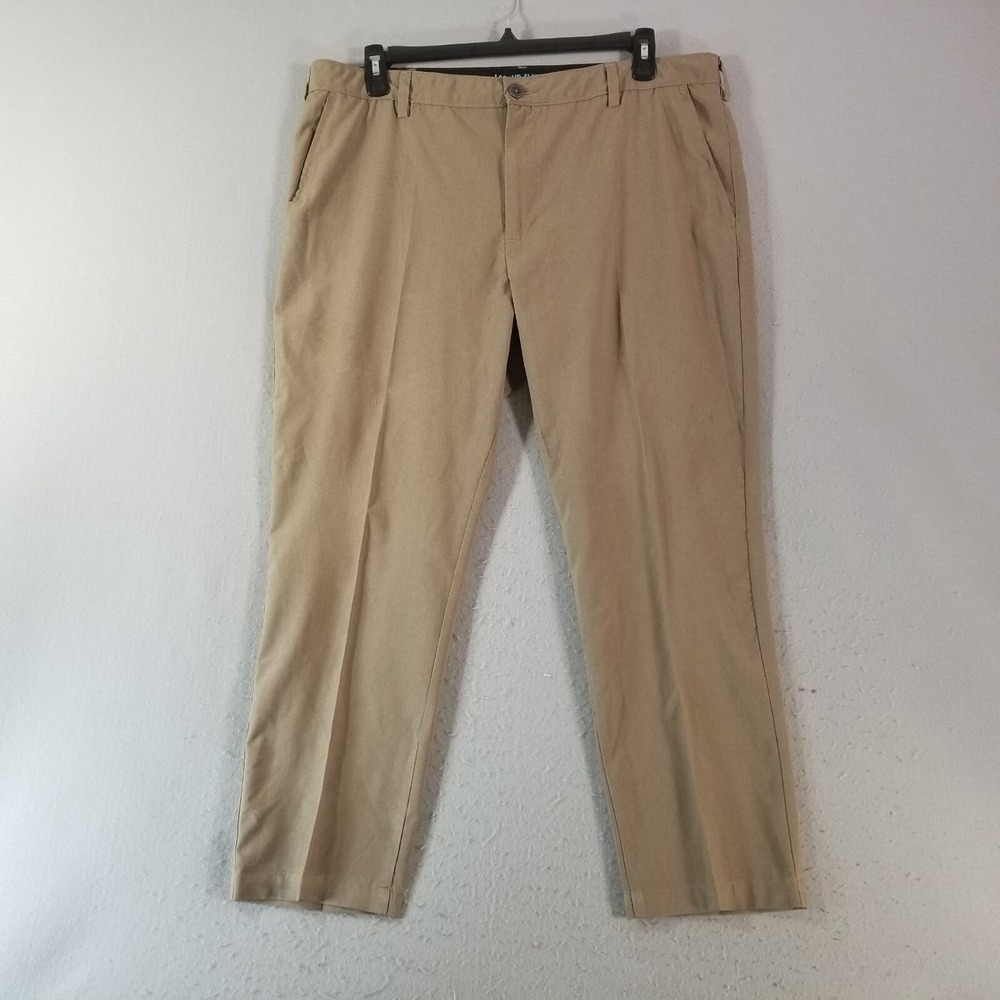 Lee Pants Mens 40x29 Brown Airflow Slim Straight Outdoor Stretch Microfiber